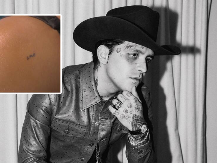 Christian Nodal y Ángela Aguilar se tatúan la palabra “Amé”