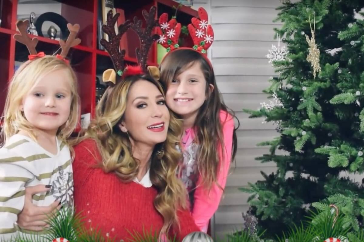 Geraldine Bazán y sus hijas / Archivos GH