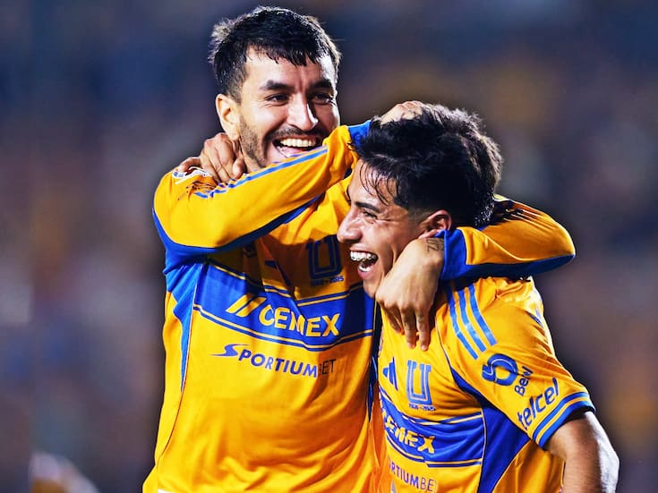 Tigres remonta y golea al Necaxa en El Volcán: Goles, resumen y mejores momentos