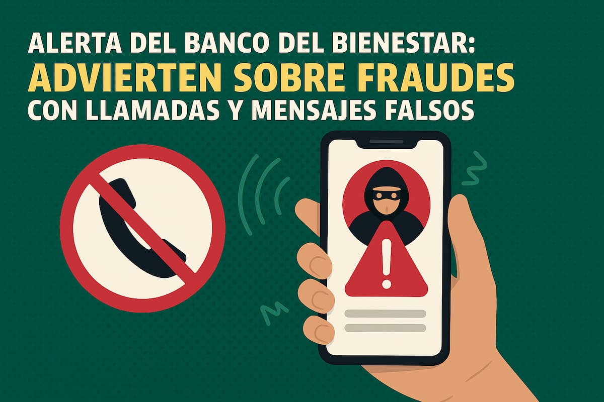 Alerta del Banco del Bienestar: advierten sobre fraudes con llamadas y mensajes falsos