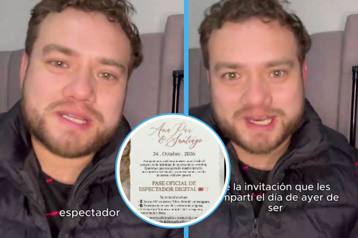 ¿Invitado, pero desde casa? Joven se vuelve viral por recibir invitación como “espectador digital” a una boda