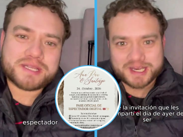 ¿Invitado, pero desde casa? Joven se vuelve viral por recibir invitación como “espectador digital” a una boda