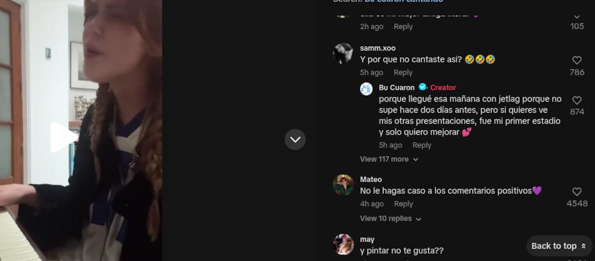 Bu Cuarón responde a las críticas | TikTok: @bucuaron