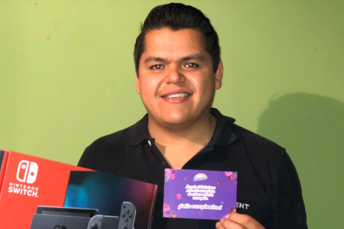 Cumpleañero que recibió un detergente en lugar de Switch ya tiene su consola