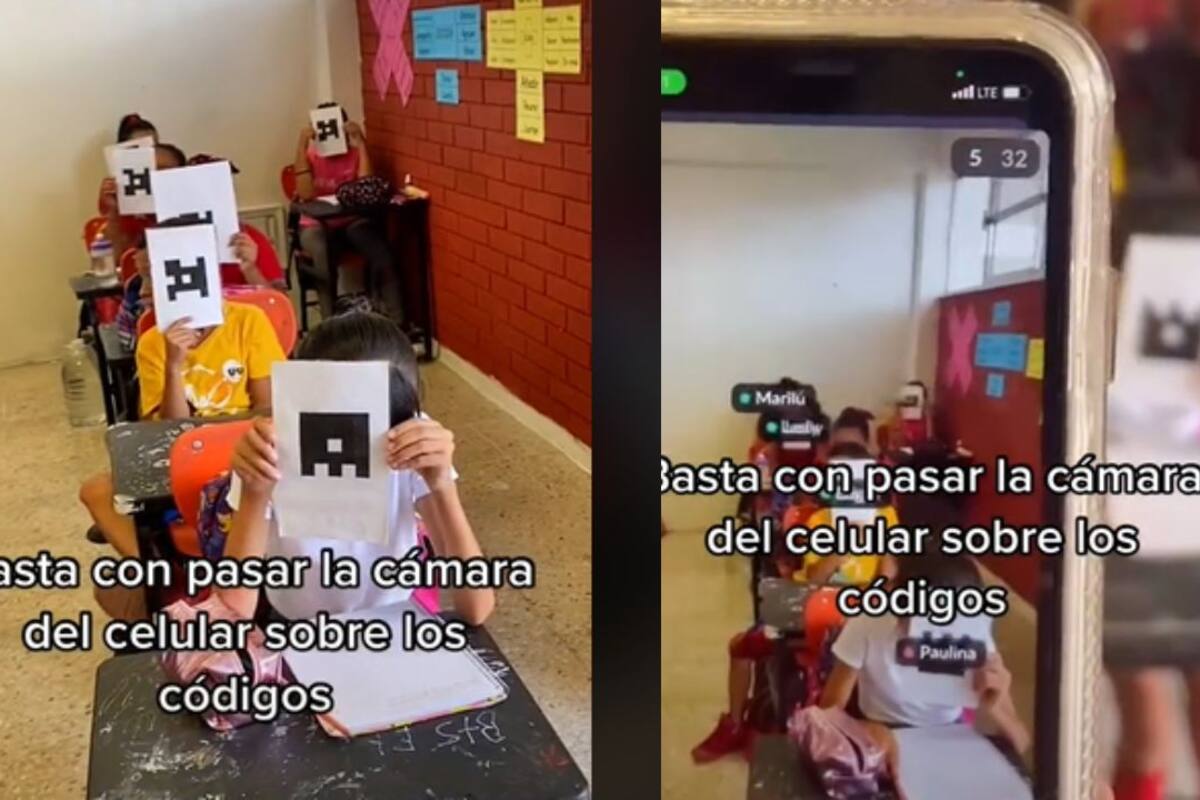 VIRAL: Maestra toma asistencia con códigos QR y genera críticas en redes