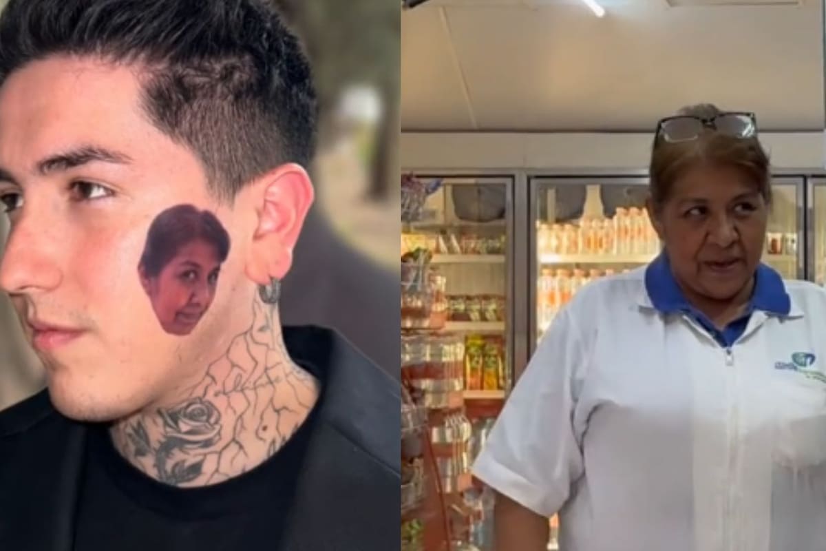 Tiktoker se ‘tatúa’ el rostro de una vendedora desconocida y esta lo corre de la tienda