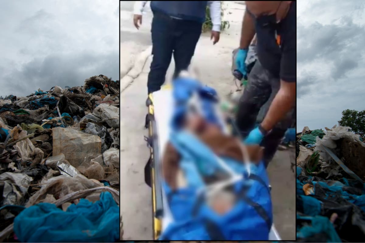 Vecinos y paramédicos rescatan a un adulto mayor atrapado entre montañas de basura en su casa