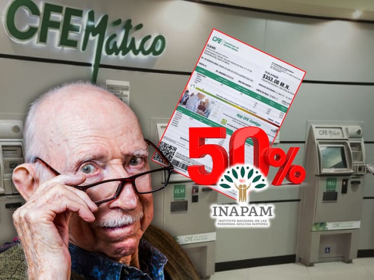 ¿La CFE da descuentos en el recibo de electricidad a adultos con credencial Inapam? Esto se sabe