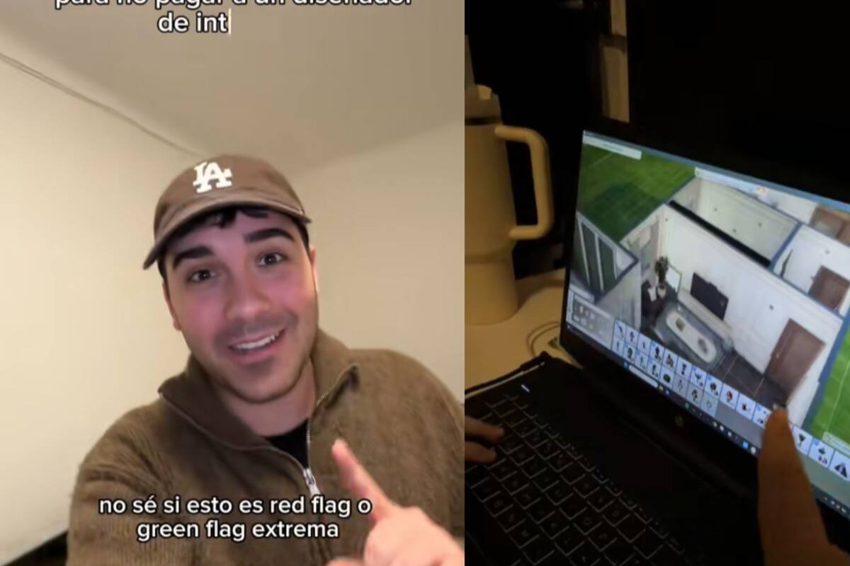 Un hombre usa “Los Sims” para diseñar el interior de su casa