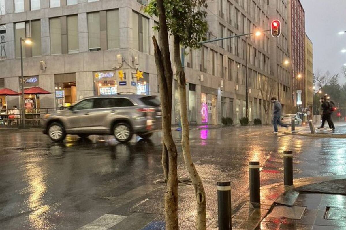 Clima en la CDMX: Reportan lluvia generalizada en varias partes de la ciudad
