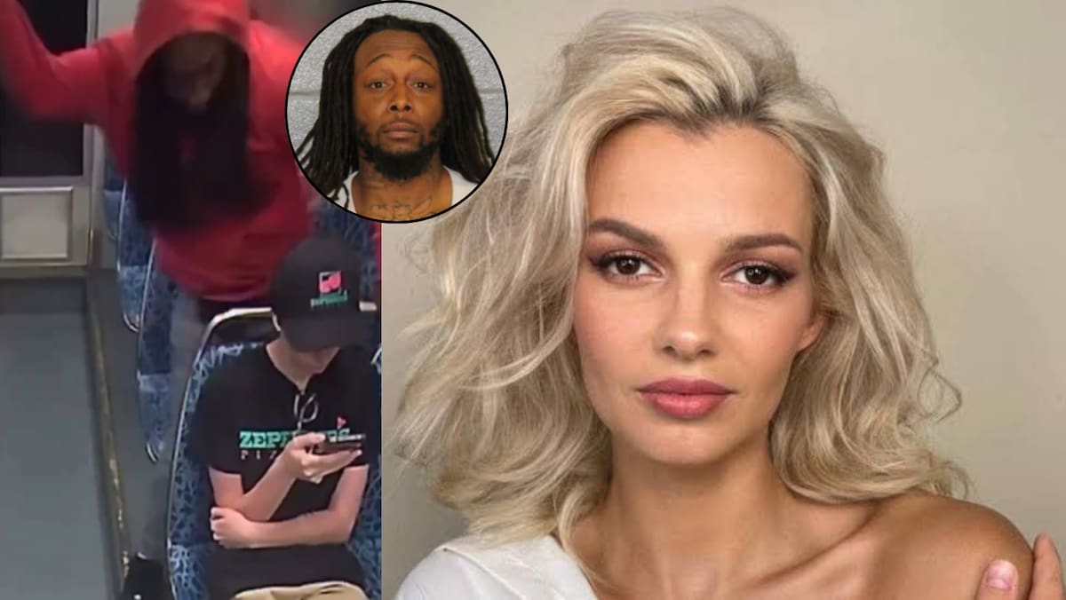 Iryna Zarutska, de 23 años, refugiada ucraniana que huyó a EEUU para escapar de la guerra en Ucrania, fue ap#ñalada fatalmente en Charlotte, Carolina del Norte. Foto: Heraldo de México