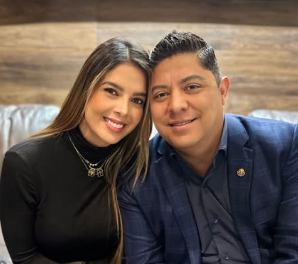 El gobernador de San Luís Potosí, Ricardo Gallardo Cardona, junto a su esposa Ruth González Silva. | Crédito: Instagram @ruthgonzalezmx