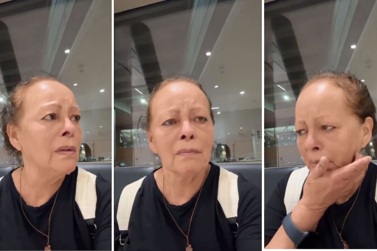 VIDEO: Madre rompe en llanto tras ser olvidada por su hija en el aeropuerto