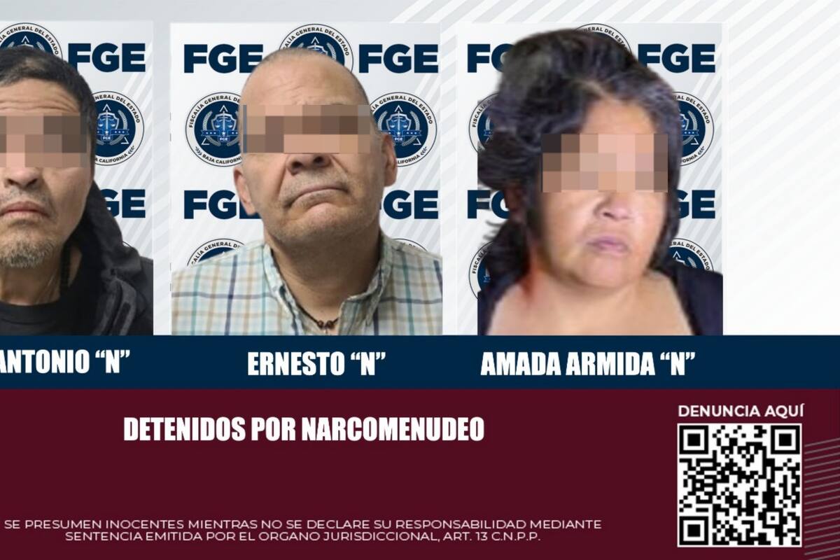 Aseguran a tres personas con droga en cateo en la colonia Roma