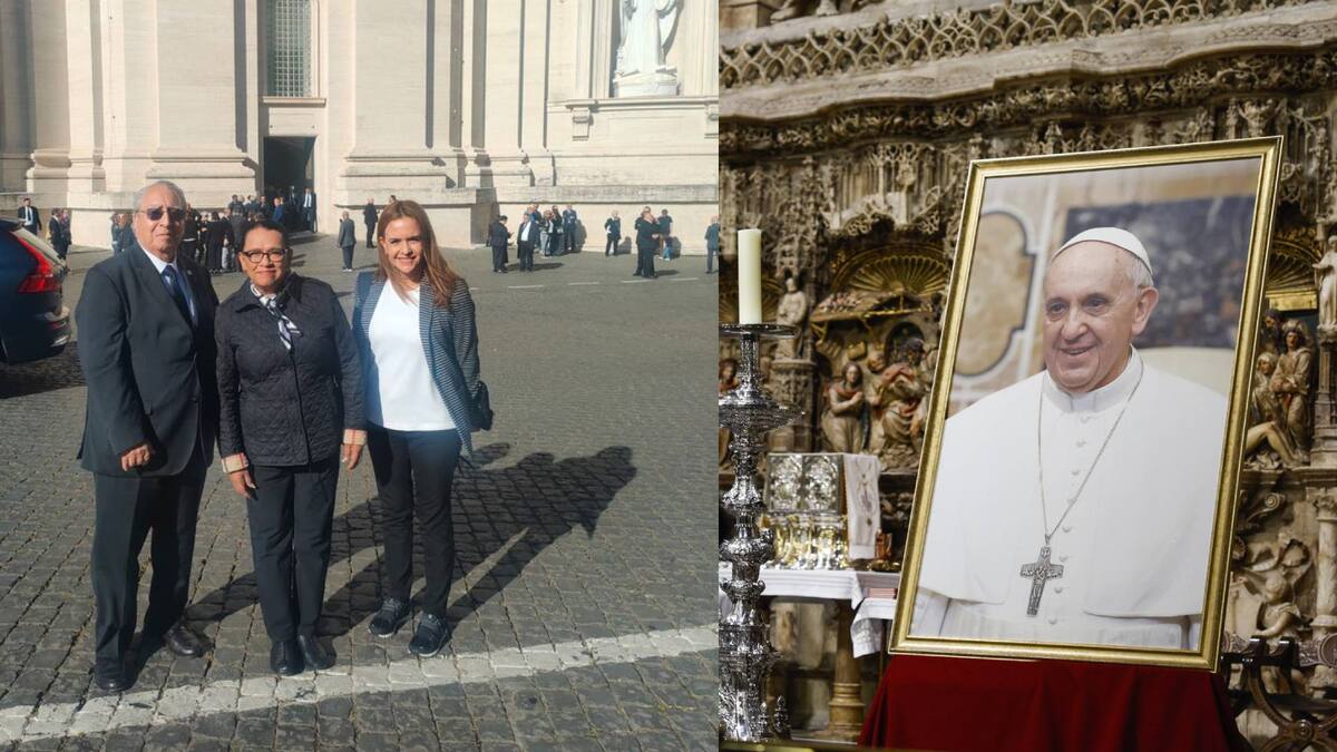 Rosa Icela Rodríguez informó que se encontraba en el Vaticano para acompañar al Papa Francisco en su funeral. Foto: Imagen especial.