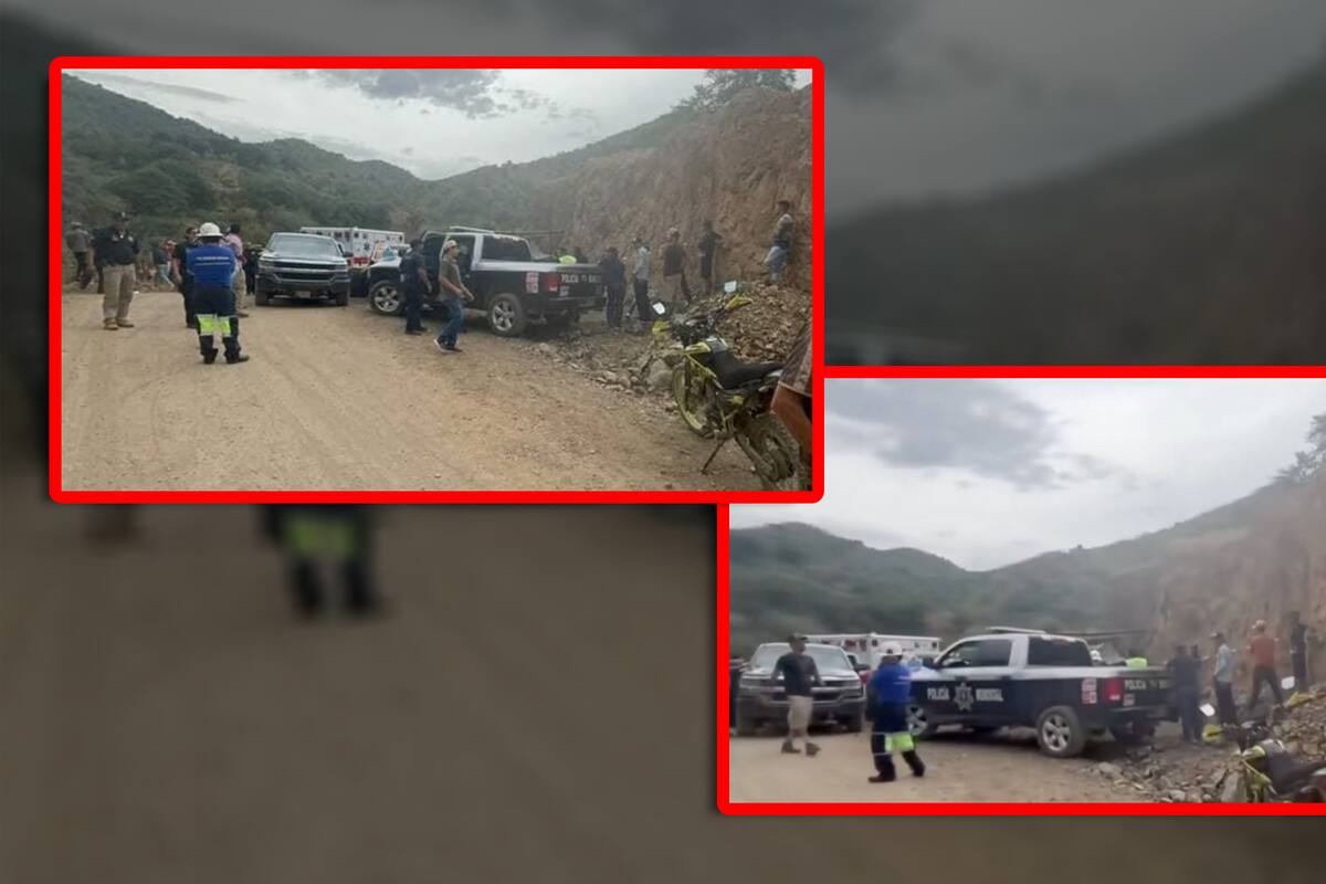 Reportan dos muertos y un desaparecido por derrumbe de mina en Chihuahua