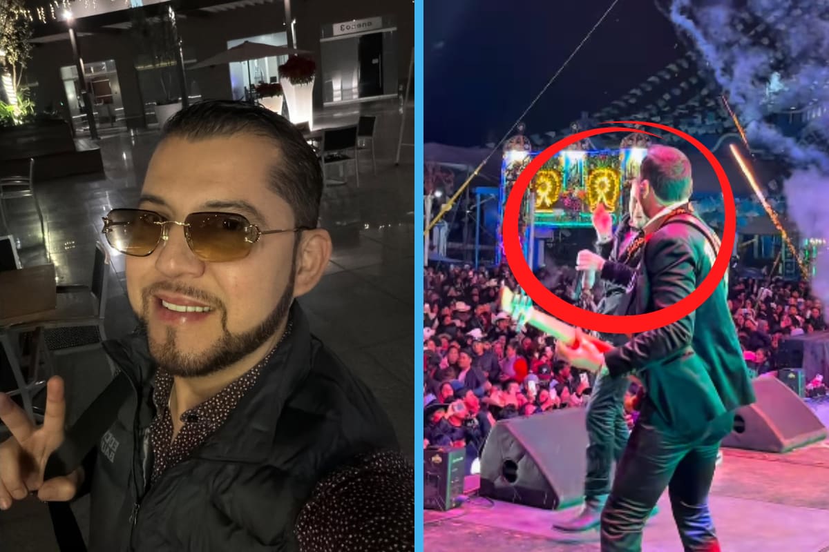 Recibe botellazo en pleno concierto el vocalista de Los Titanes de Durango, Sergio Sánchez: “Sí me dolió” (VIDEO)