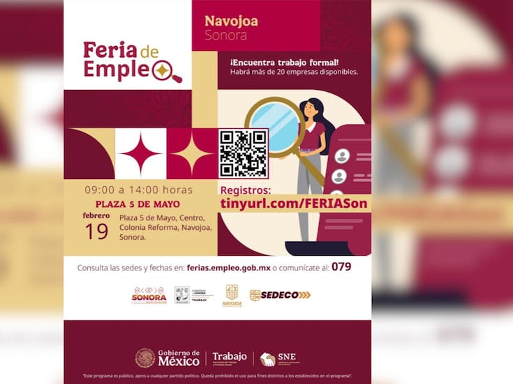Feria del Empleo en Navojoa: Más de 20 empresas ofrecerán 400 vacantes este jueves