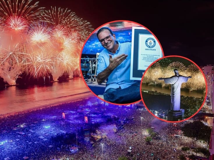 Río de Janeiro recibe el título de Guinness World Records como el mayor festejo de fin de año, con 2.5 millones de personas celebrando en Copacabana