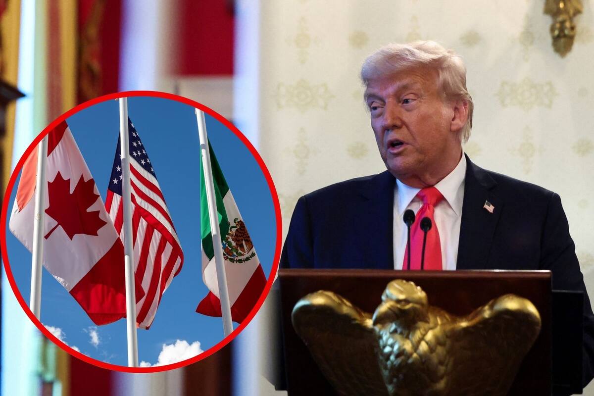 Donald Trump asegura que México y Canadá viven de Estados Unidos, pero se dice dispuesto a negociar tras “buenas pláticas” con Sheinbaum