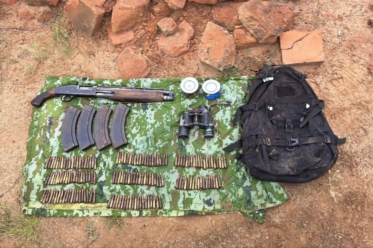 Incautan armas de presunto explorador en operativo binacional cerca de Sásabe
