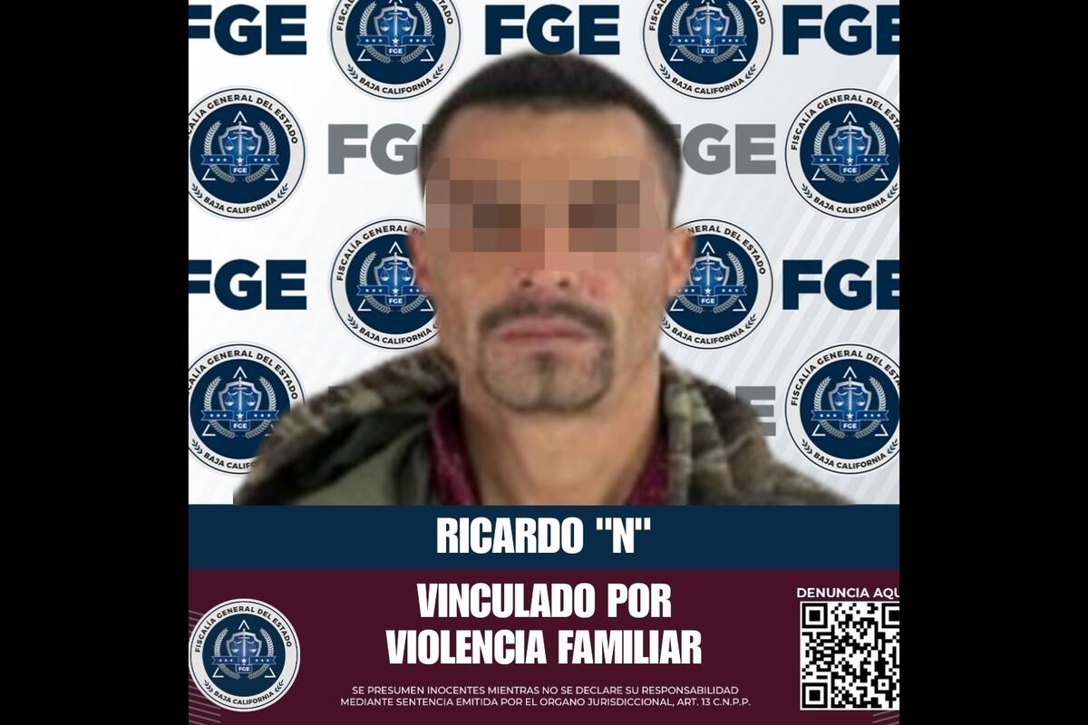 Dictan prisión preventiva a hombre acusado de violencia familiar