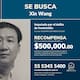 Fiscalía ofrece 500 mil pesos como recompensa por localización de Xin Wang, buscado por feminicidio en CDMX