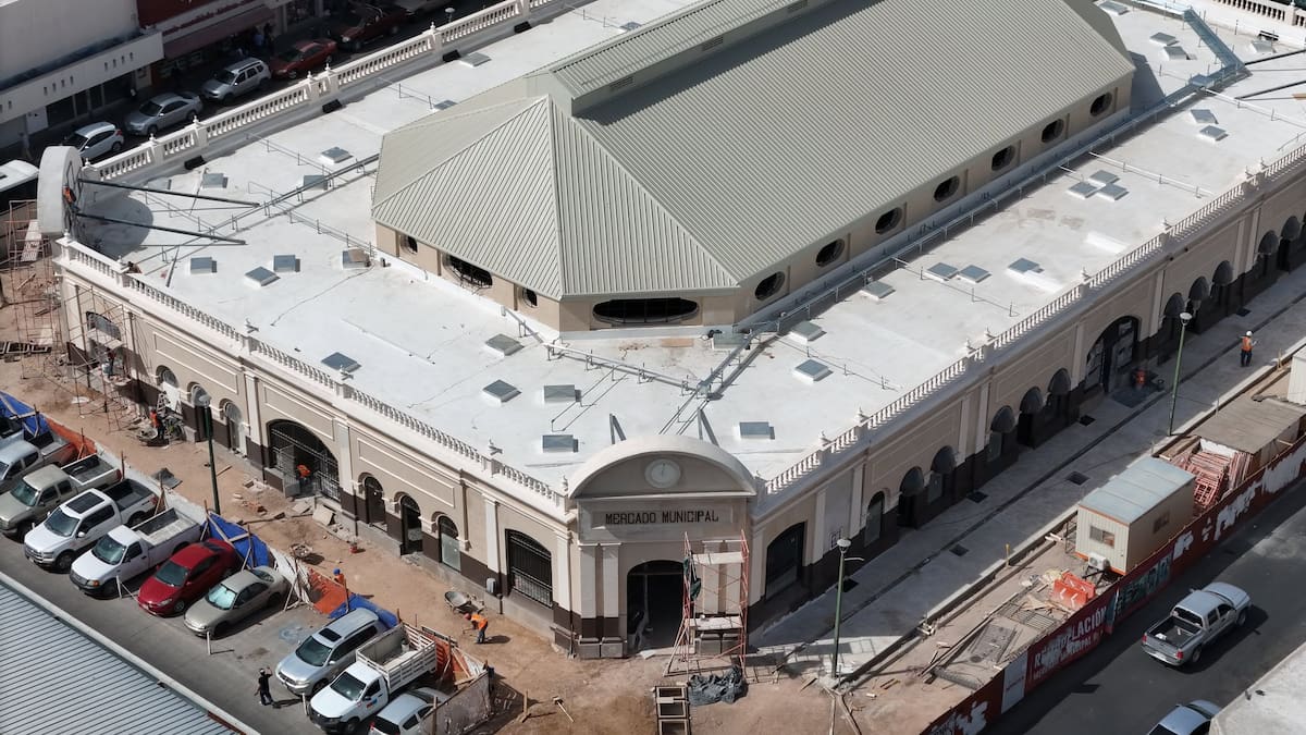 El Mercado Municipal No. 1 “José María Pino Suárez” será entregado a sus locatarios hoy por el gobernador Durazo. FOTO: JULIO CLARK