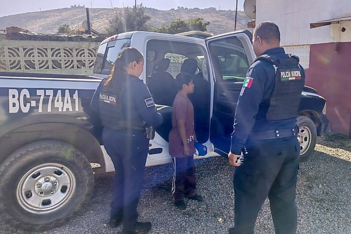 Localizan en Maneadero a menor con reporte de extravío