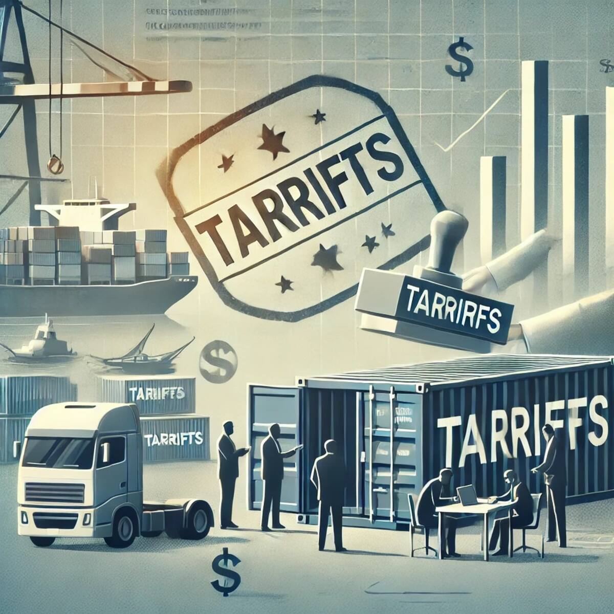 Advertencia del Banco Mundial: el crecimiento económico global enfrentará un año difícil en 2025. / Imagen ilustrativa hecha con IA (Chatgpt).