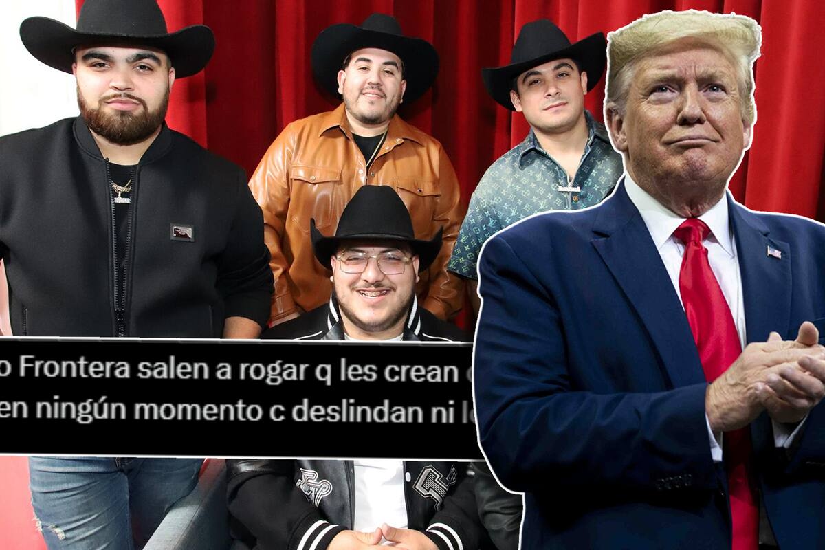 Grupo Frontera intenta desmentir supuesto apoyo a Donald Trump, pero nadie les cree