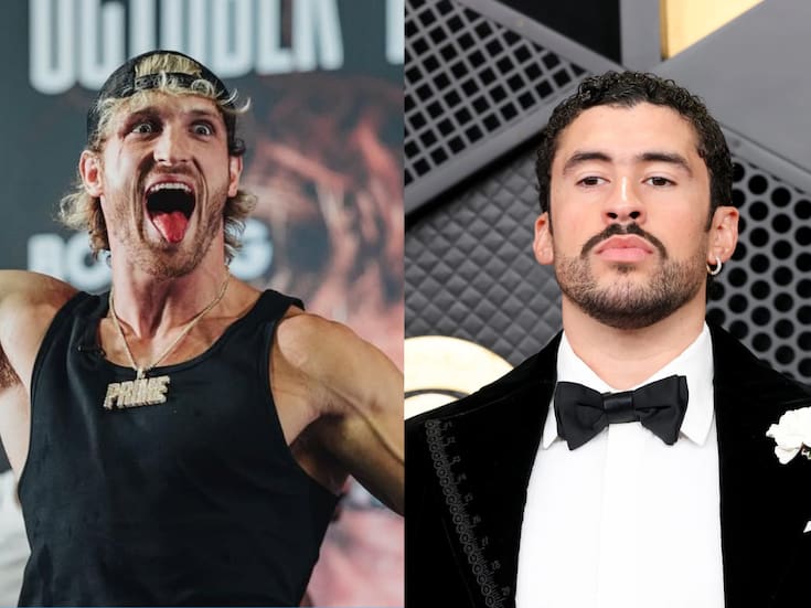 Logan Paul desprecia el medio tiempo de Bad Bunny en el Super Bowl 2026 frente a reporteros (VIDEO)