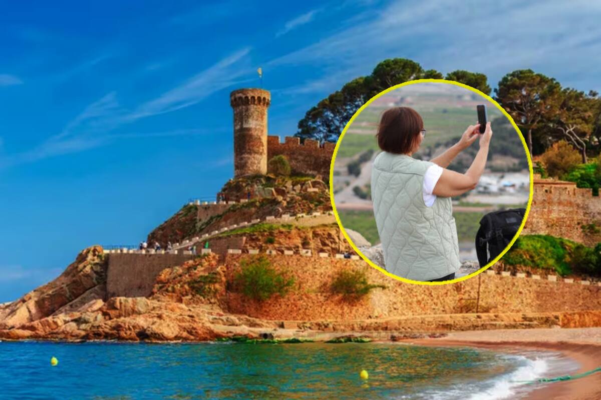 Mujer mexicana de 51 años muere al caer de acantilado de 40 metros por hacerse una foto en lo más alto del castillo de Tossa de Mar, en Cataluña