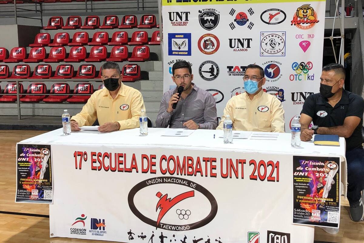 Anuncian 17 Escuela de Combate UNT de taekwondo