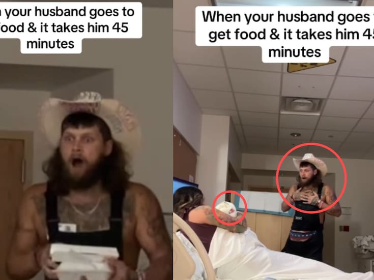 “Al hombre casi le da un paro cardíaco”: mujer engaña a su esposo haciéndole creer que su bebé nació mientras él fue por comida