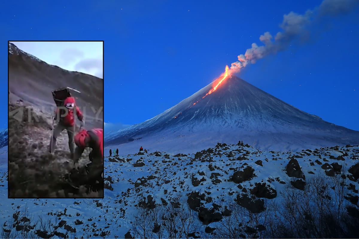 Turista muere al caer en un volcán en Rusia