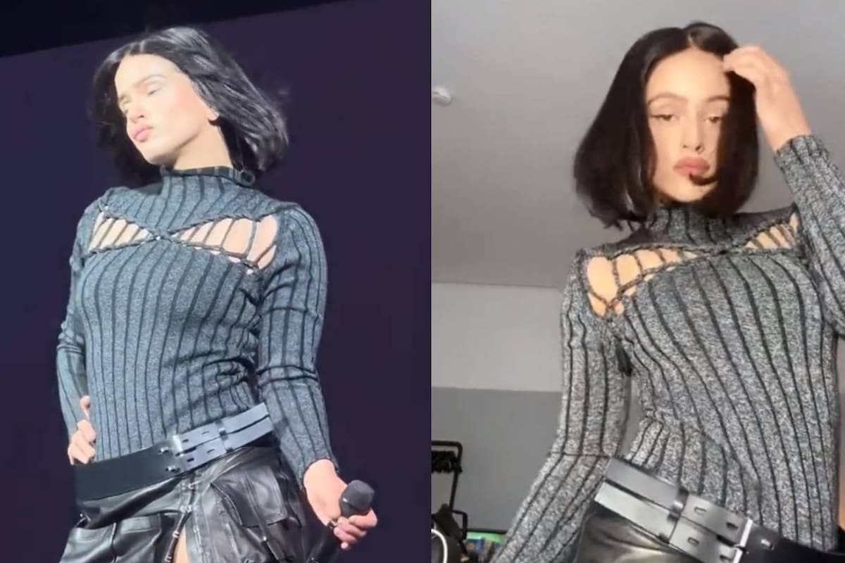 Rosalía estrena nuevo look en primera parada de gira europea