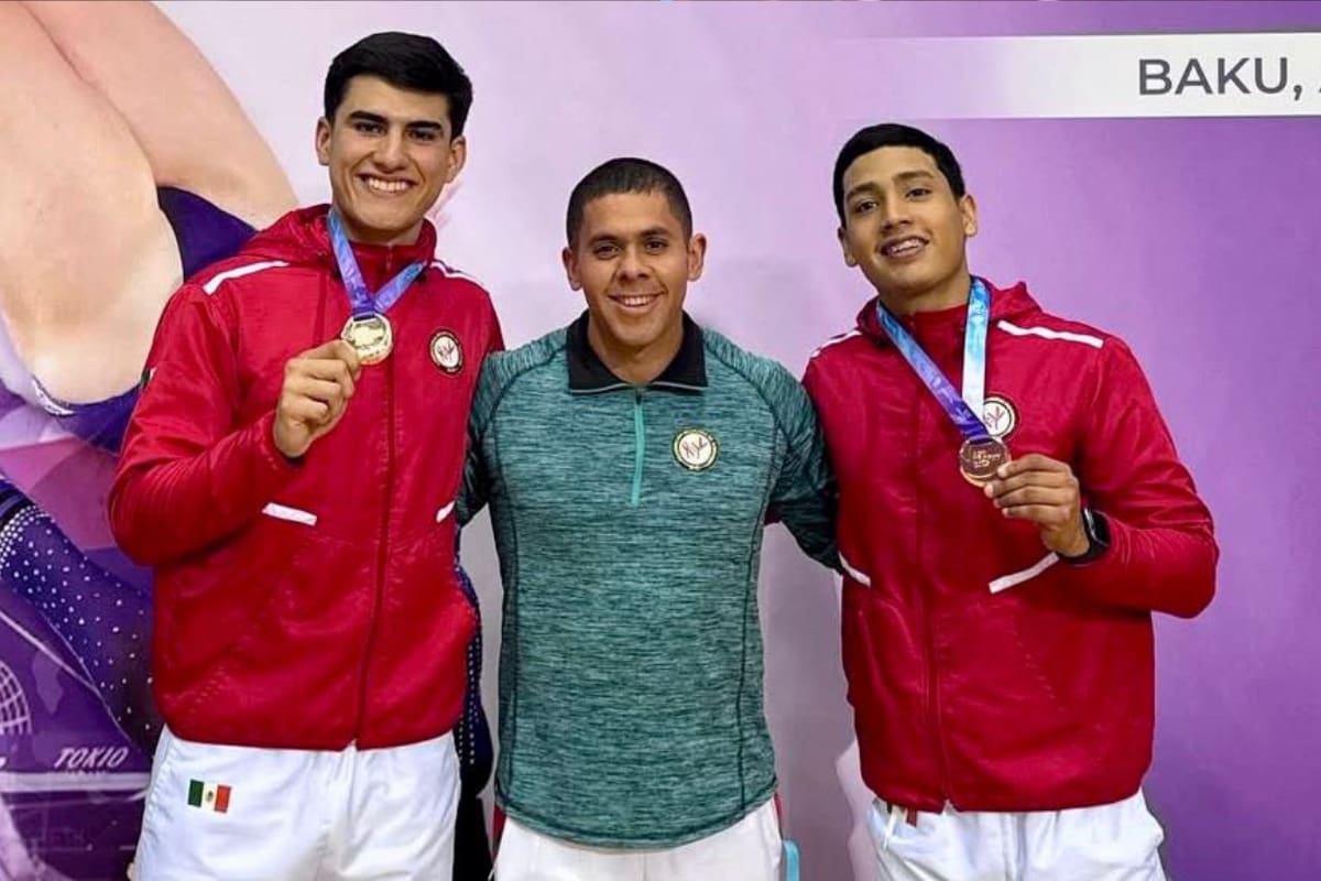 México se lleva la medalla de bronce en la Copa Mundial de Gimnasia de Trampolín