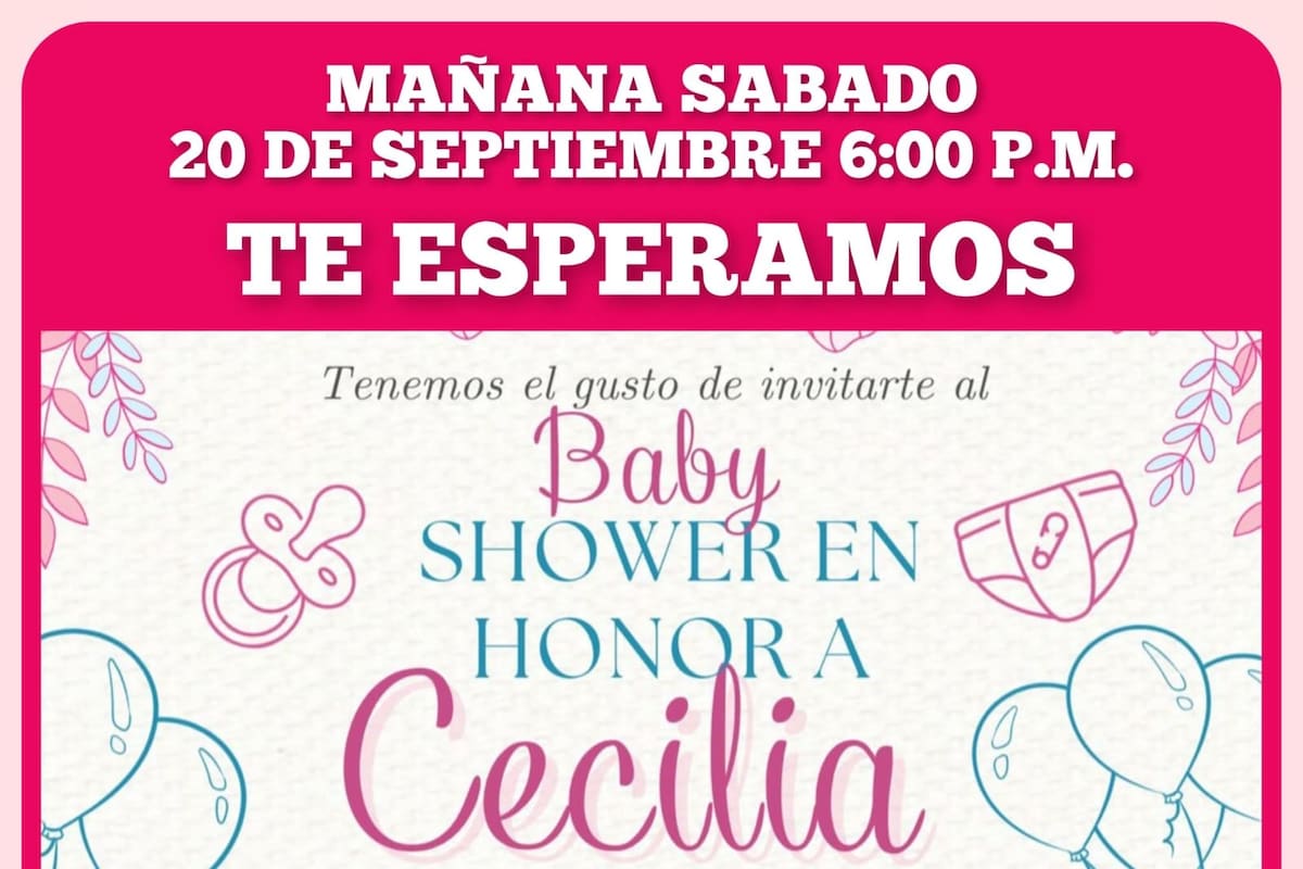 Invitan a baby shower masivo
