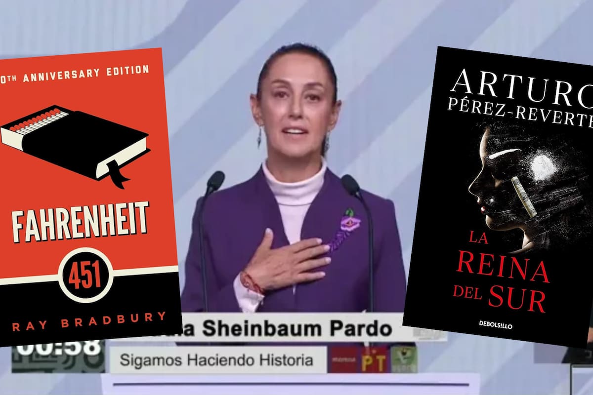 Sheinbaum recomienda a Xóchitl Gálvez libros como “La Reina del Sur” y “Fahrenheit 451″