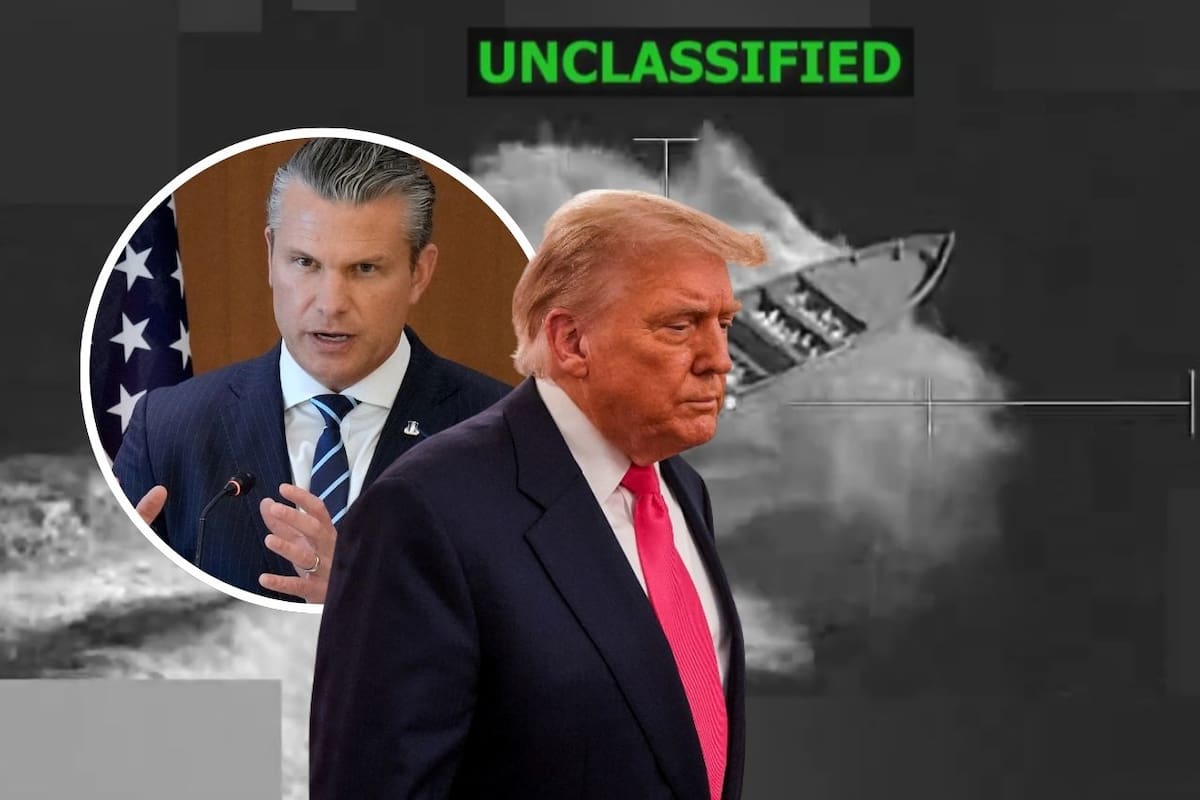 Trump modifica postura sobre divulgación de video del doble ataque a embarcación en el Caribe: “Lo que Pete Hegseth quiera hacer está bien para mí”