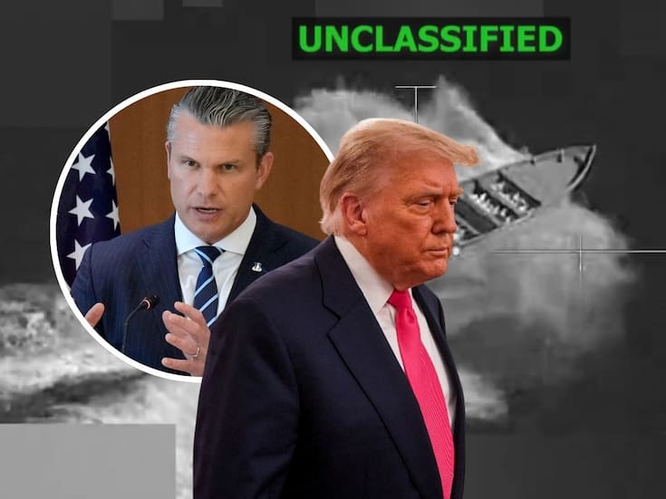 Trump modifica postura sobre divulgación de video del doble ataque a embarcación en el Caribe: “Lo que Pete Hegseth quiera hacer está bien para mí”