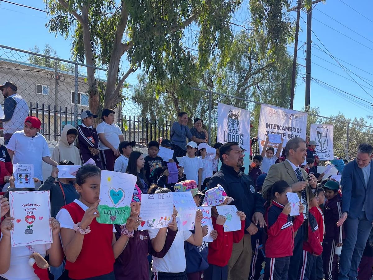 La dinámica forma parte de un programa que impulsa la Secretaría de Seguridad Ciudadana del Estado de Baja California. Foto: Carmen Gutiérrez