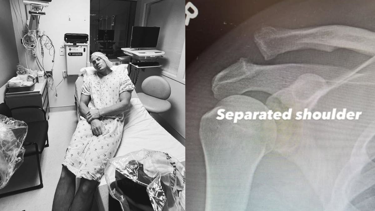 El actor compartió su proceso en Instagram.