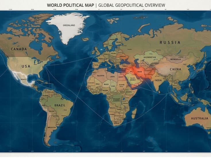 México queda expuesto ante riesgo de Tercera Guerra Mundial mientras 12 países, por su neutralidad, ubicación y recursos naturales, se perfilan como refugios seguros para población civil, según análisis geopolítico internacional que identifica territorios capaces de resistir conflictos bélicos y sus consecuencias humanitarias y económicas