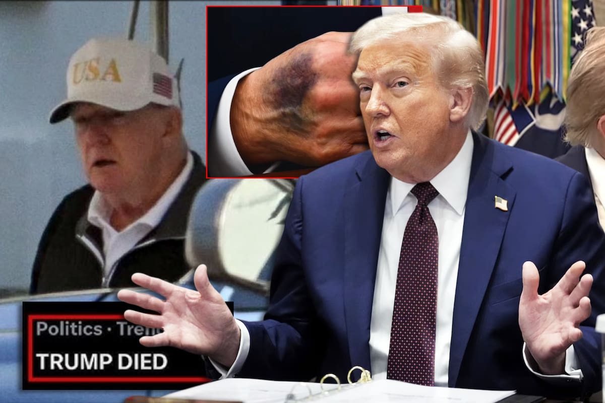 Preguntan a Trump cómo se enteró de la tendencia ‘TRUMP ESTÁ MUERTO’; asegura que no la había visto, pero lanza críticas a medios por difundir “fake news” (VIDEO)