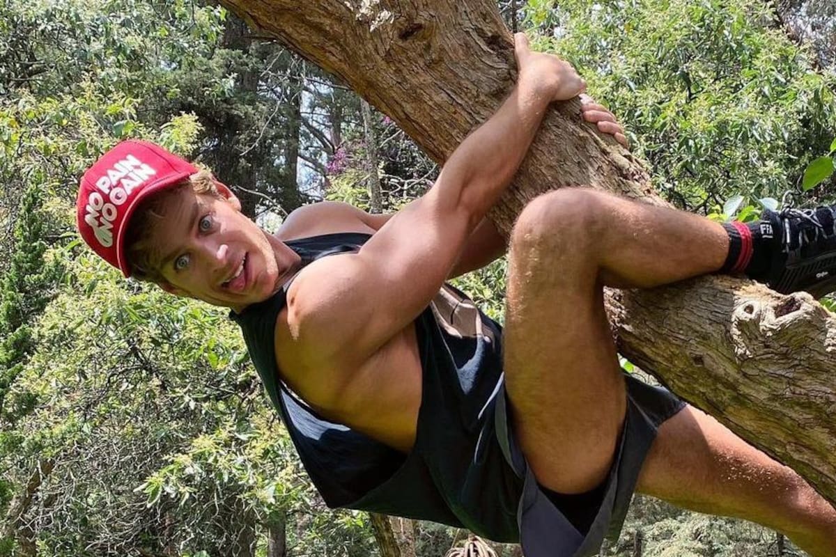 Polo Morín incursiona en el "camping" y es atacado por una ardilla