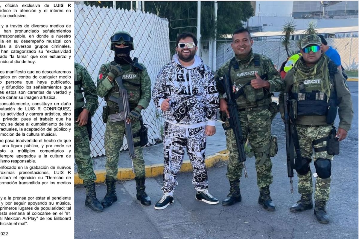 Kartel Music rechaza que Luis R. Conríquez tenga vínculos con el “Doble R” del CJNG