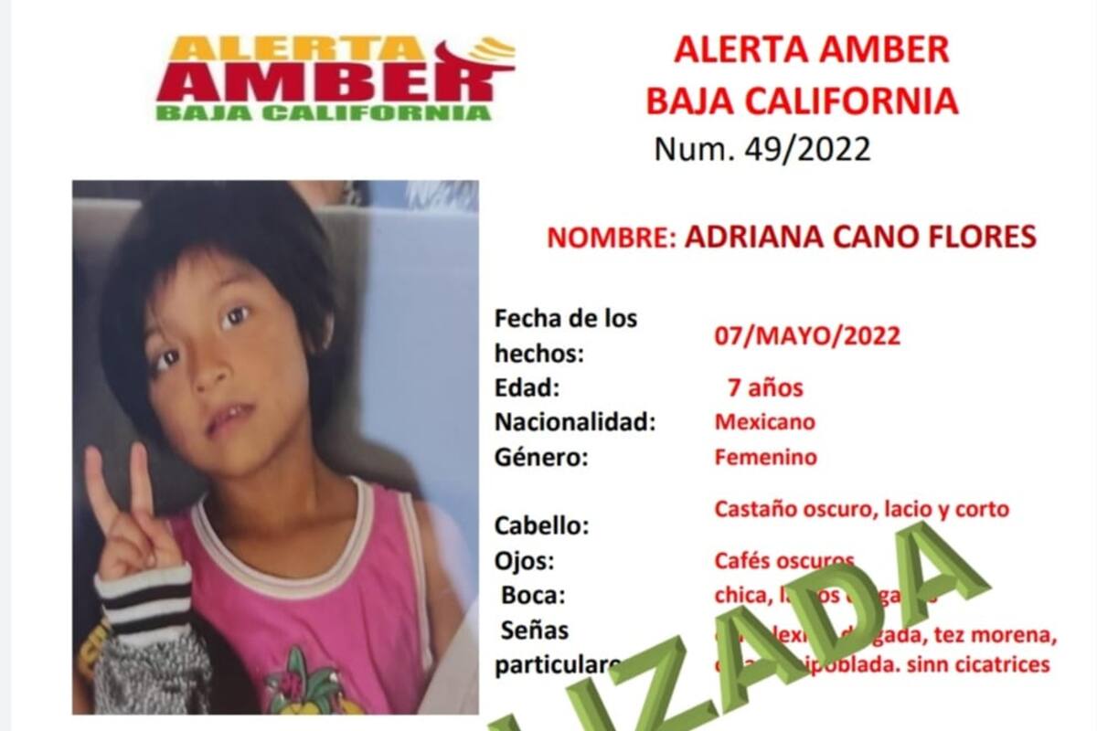 Localizan a la menor Adriana Cano Flores de 7 años sin vida en Presa del Carrizo