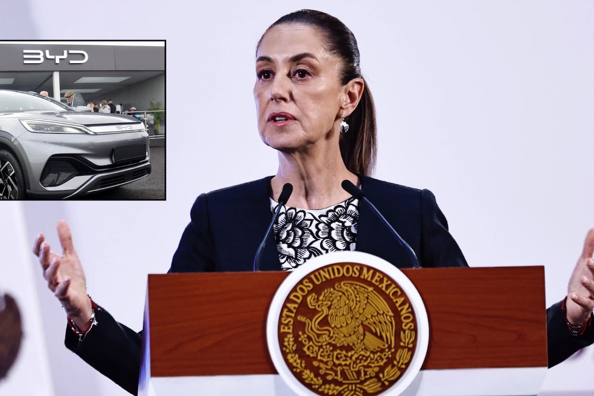 Claudia Sheinbaum descarta que la inversión de la automotriz china BYD en México haya sido formal